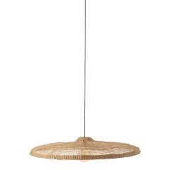 LAMP SHADE FLAT SEAGRASS NATURAL 100 - HANGING LAMPS